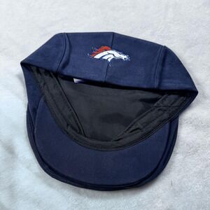 Vintage Denver Broncos Hat Flat Cap Fitted Mens XL Navy Blue NFL Football Golf